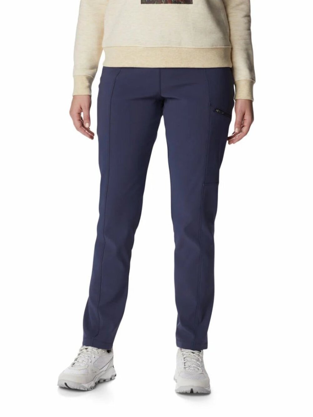 Columbia Women's Navy Back Beauty High-Rise Winter Warm Ankle Pants Size M